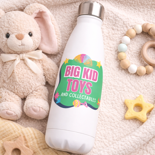 Big Kid Toys Water Bottle – Stainless Steel, White